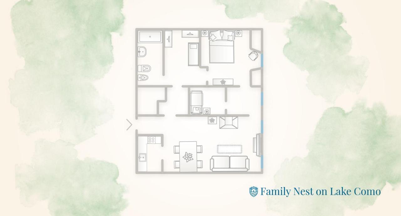 Family Nest Overlooking Lake Como - By Rent All Como Ардженьо Экстерьер фото